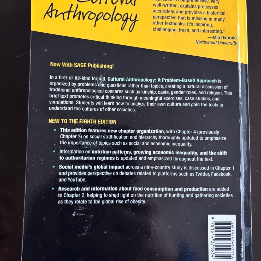 Cultural Anthropology: A Problem-Based Approach - Paperback - Picture 2 of 6